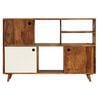 vidaXL Sideboard 118x35x70 cm Solid Acacia Wood