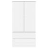 vidaXL Wardrobe ALTA White 90x55x170 cm Solid Wood Pine