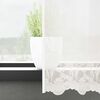 vidaXL Lace Curtain with Curtains Floral White 300 x 750 cm Polyester