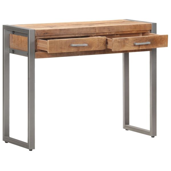 vidaXL Console Table 95x35x75 cm Solid Mango Wood