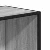 vidaXL Book Cabinet Grey Sonoma 60x35x107.5 cm Engineered Wood