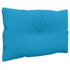 vidaXL Pallet Cushions 3 pcs Blue Fabric