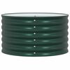 vidaXL Garden Raised Bed Green 80 x 80 x 44 cm Steel