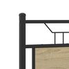 vidaXL Bed Frame without Mattress Sonoma Oak 137x190 cm Engineered Wood