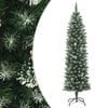 vidaXL Artificial Slim Christmas Tree with Stand 240 cm PVC