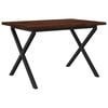 vidaXL Square Dining Table 120 x 80 x 75 cm Solid Acacia Wood
