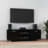 vidaXL TV Cabinet Black 120x40.5x35 cm Engineered Wood