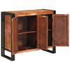 vidaXL Sideboard with Doors Brown Solid Reclaimed Wood and Metal