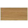 vidaXL Wall Shelf 2 pcs Brown 50 x 23 x 4 cm Engineered Wood