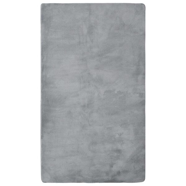 vidaXL Teddy Rug Grey 300x200 cm