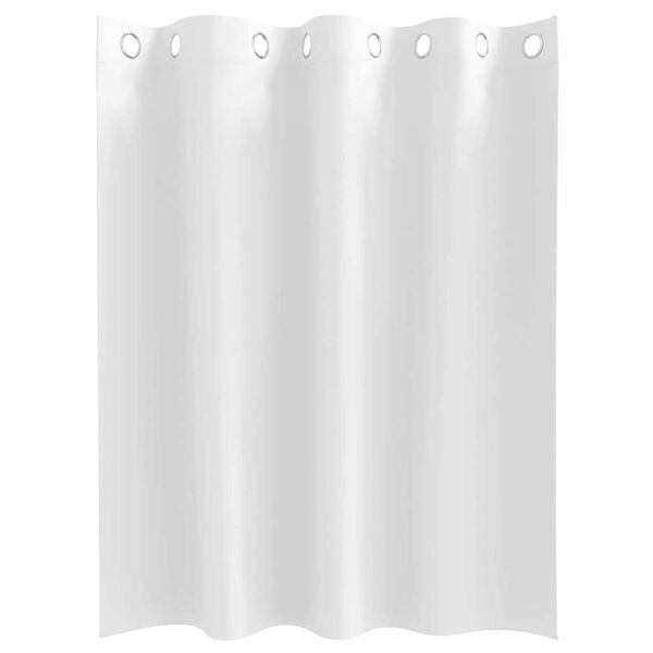 vidaXL Blackout Curtains with Rings 2 pcs Pure White 140 x 140 cm