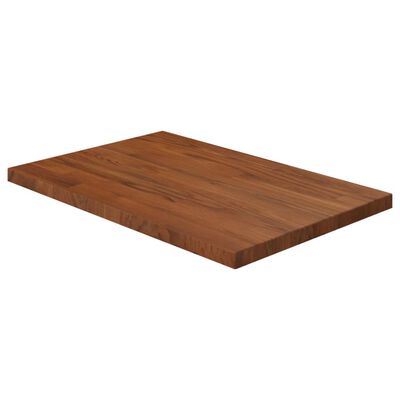 vidaXL Bathroom Countertop Dark Brown 60x40x2.5cm Treated Solid Wood