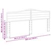 vidaXL Headboard White 200 cm Engineered wood