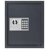 vidaXL Digital Safe with Lock Dark grey 30 x 10 x 36.5 cm Steel