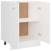 vidaXL Bottom Cabinet Lyon White 60x46x81.5 cm Engineered Wood