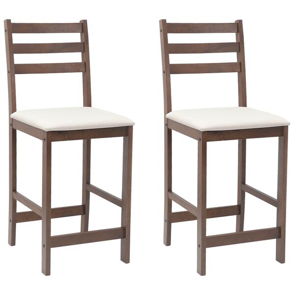 vidaXL Dining Chairs 2 pcs Light Brown 40 x 47.5 x 99.5 cm