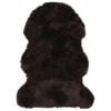 vidaXL Sheep Leather Rug 60x90 cm Brown