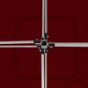 vidaXL Professional Folding Party Tent with Walls Aluminium 3x3 m Wine Red