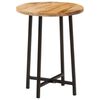 vidaXL Coffee Table 35x35x45 cm Solid Wood Mango and Iron