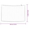vidaXL Trailer Net with Elastic Rope White 3.5x2.5 m PP