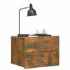vidaXL Bedside Cabinets 2 pcs Smoked Oak 40x30x30 cm Engineered Wood