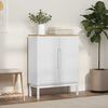 vidaXL Sideboard FLORO White 70 x 30 x 70.5 cm Solid Pine Wood