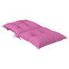 vidaXL Garden Lowback Chair Cushions 2 pcs Pink 100x50x7 cm Fabric