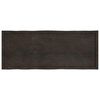vidaXL Table Top Dark Brown 160x60x(2-6) cm Treated Solid Wood Live Edge
