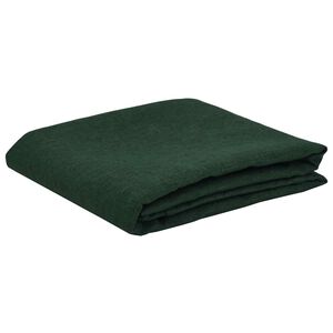 vidaXL Table Cloth Rectangular Dark Green 110 x 140 cm