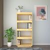 vidaXL Book Cabinet/Room Divider 60x35x135 cm Solid Pinewood