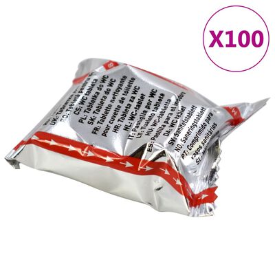 vidaXL Toilet Cleaning Tablets 100 pcs Urinal Cleaners