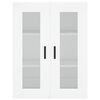 vidaXL Wall Mounted Cabinet White 69.5x34x90 cm