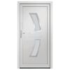 vidaXL Front Door White 98x208 cm PVC