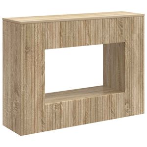 vidaXL Console Table Sonoma Oak 101 x 29 x 74 cm Engineered Wood