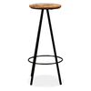 vidaXL Bar Stools 4 pcs Solid Reclaimed Wood