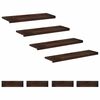 vidaXL Stair Treads 8 pcs 90 x 25 x 2 cm Dark Brown Solid Beech Wood