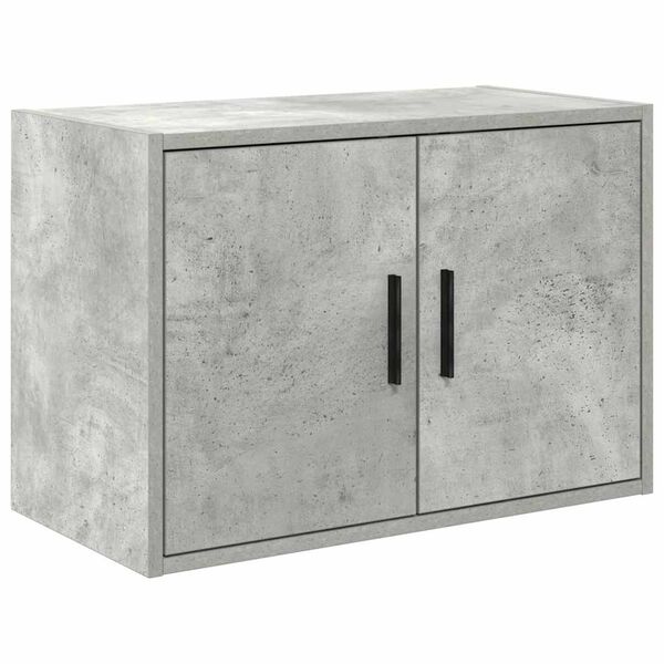 vidaXL Garage Wall Cabinet Concrete Grey Engineered Wood