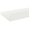 vidaXL Floating Shelf Wall-mounted 2 pcs White 80 x 9 x 2.5 cm Steel