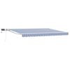 vidaXL Blue and White 4.5 x 3 m Polyester with PU coating