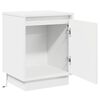 vidaXL Bedside Cabinet 2 pcs White 39 x 34.5 x 50 cm Engineered wood