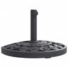 vidaXL Parasol Base for &Oslash;38 / 48 mm Poles 9 kg Half Round