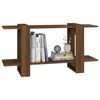 vidaXL Book Cabinet Brown Oak 100x30x51 cm Engineered Wood