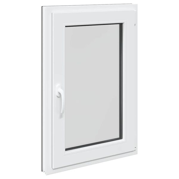 vidaXL Basement Window RISOR 60x90 cm Tilt&Turn DIN Right Anthracite