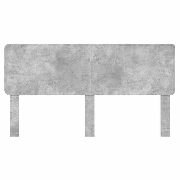 vidaXL Headboard Concrete Grey 200 cm Engineered wood