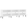 vidaXL TV Cabinet White 150x30x44.5 cm Engineered Wood