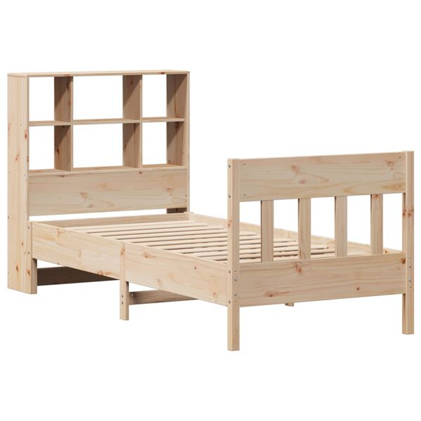 vidaXL Bed Frame without Mattress 90x200 cm Solid Wood Pine