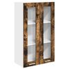 vidaXL Hanging Cabinet Smoked Oak 60 x 31 x 100 cm Engineered Wood