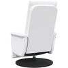 vidaXL Massage Recliner Chair White 71 x 90 x 105 cm PVC