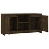 vidaXL TV Cabinet Smoked Oak 102x37.5x52.5 cm Engineered Wood