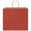 vidaXL Paper Bags 250 pcs with Handles Red 32x22x28 cm